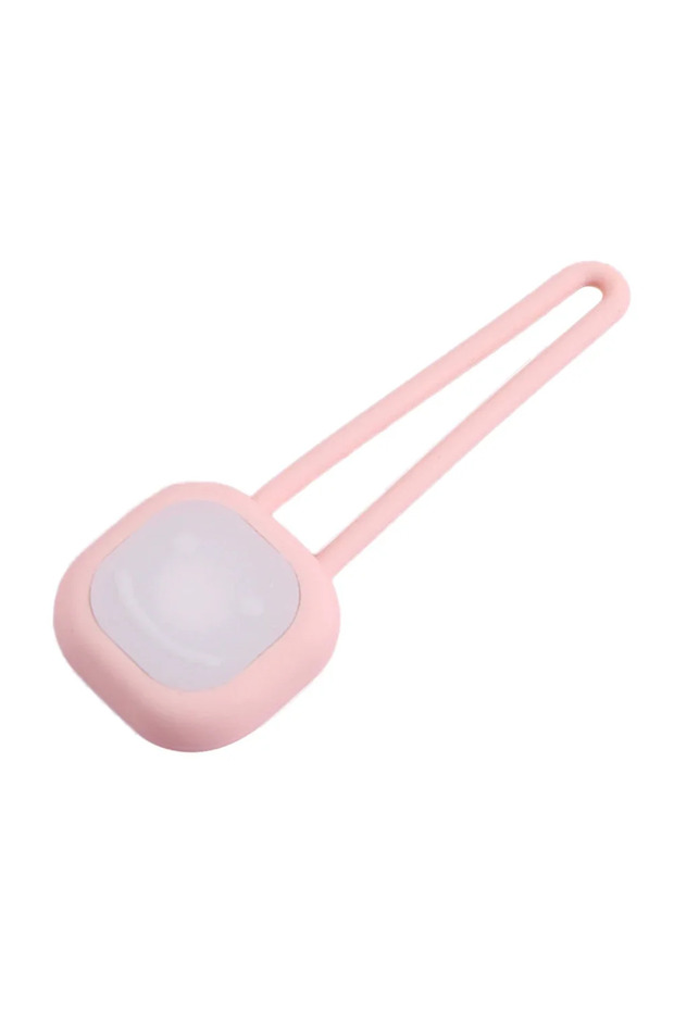 Square Pink Waterproof Pet Led Walking Night Pendant Hanging Silicone Pet Collar Pendants Colorful w