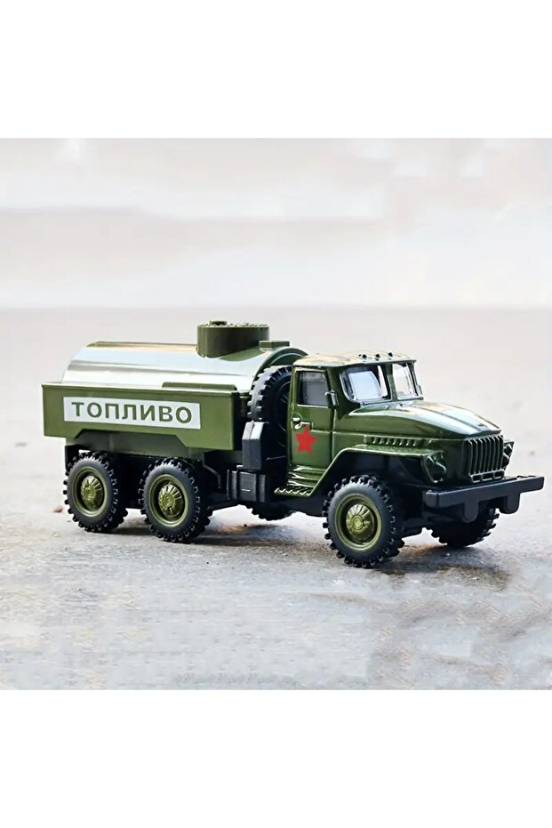 A Simulation Military Armed Tank Helicopter Armored Vehicle Ambulance Truck Pull Back Car Children's
