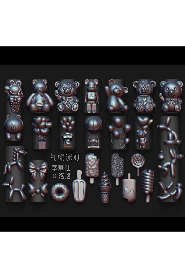 AN-823 1 Pc Silicone Nail Mold Cyberpunk Little Doctor Toy Dark Snake Template Exquisite Three-Dimen