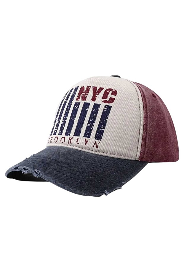 Unisex Vintage Nyc Brooklyn Embroidered Adjustable Baseball Cap Hat