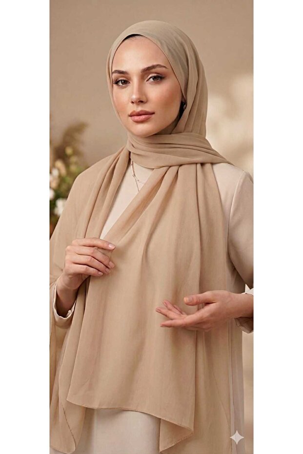 شال شيفون متعدد الاستخدامات، 75 × 180 سم