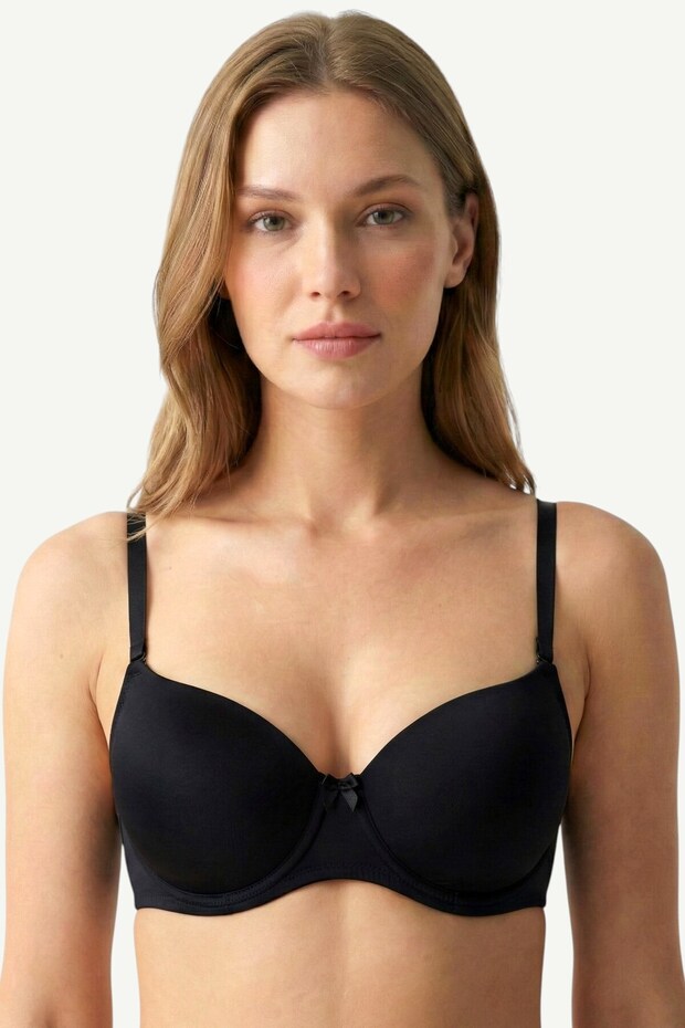 حمالة صدر نسائية سوداء بدون خياطة وبدون دعامات