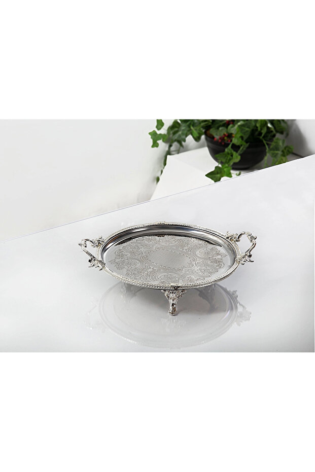 30 Steel Engraved Presentation Trays Silver