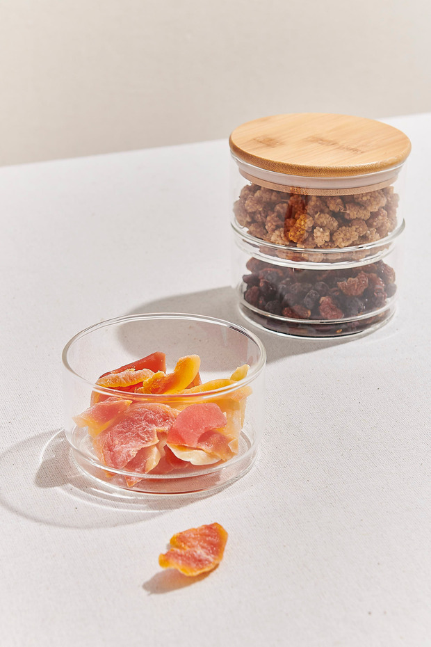 Stackable Storage Container 3-Piece Set 800 Cc - 1