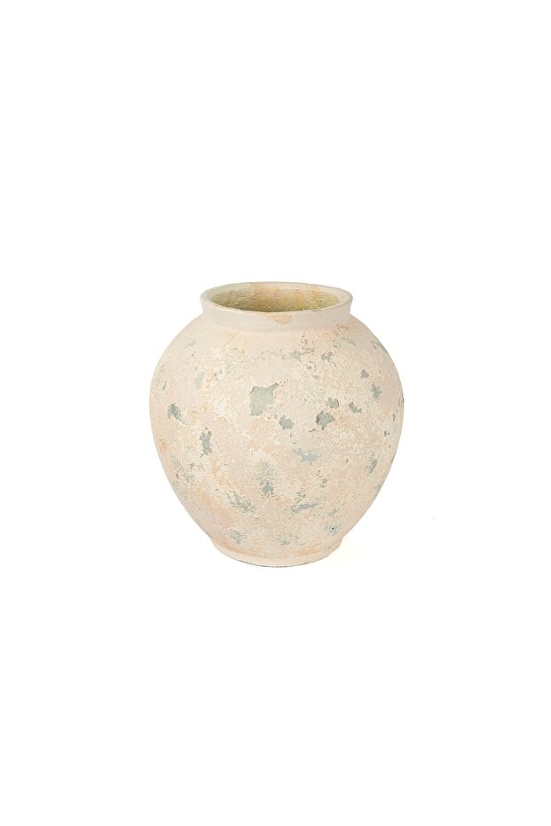 Cream Antique Ceramic Cube 36X36Cm
