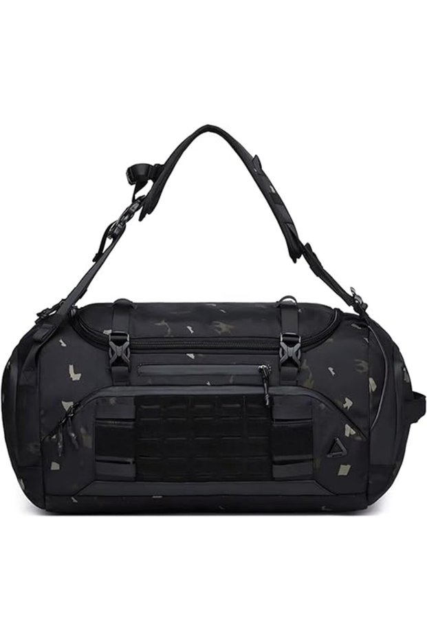 9779 50L Travel Laptop Backpack, Water-Resistant Oxford Weekender Bag with Shoe Compartment, Multi-Compartment Design, Camo
