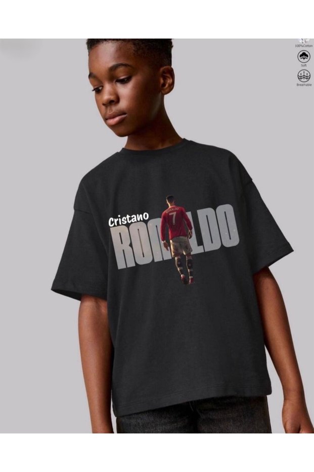 Unisex Oversize Printed Cotton Short Sleeve T-Shirt Summer 100% Cotton
