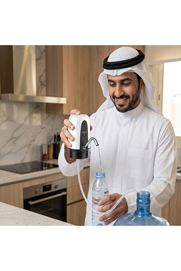 مضخة مياه أوتوماتيكية قابلة لإعادة الشحن DENX DX3604 للمنزل والمكتب