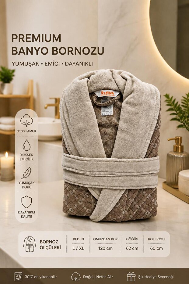 Bornoz Soft Bej