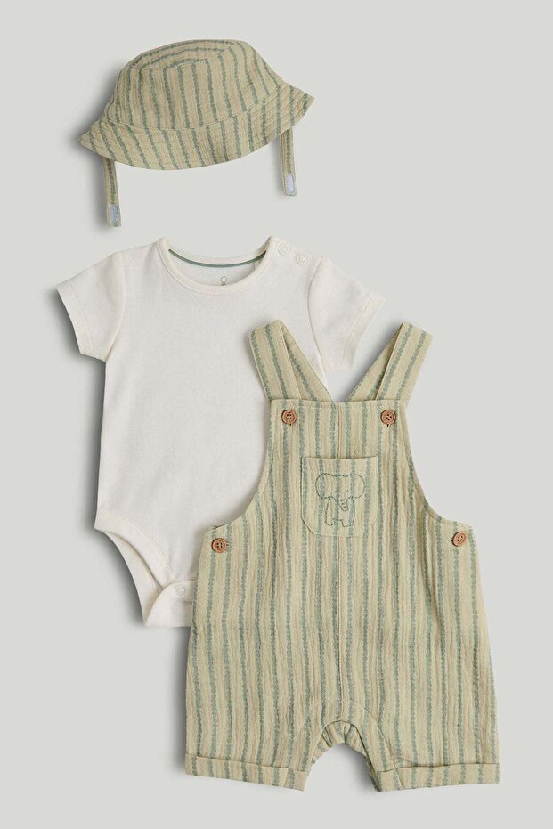 Bibshorts, Bodysuit and Sun Hat Outfit