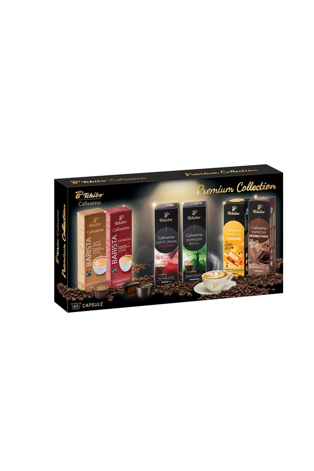 CAFISSIMO Premium Collection, cafea capsule, pachet 6 sortimente, 60 buc