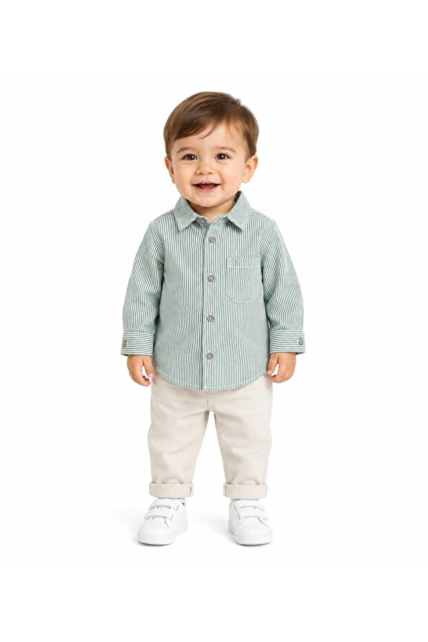 Isis Baby Boy Striped Shirt