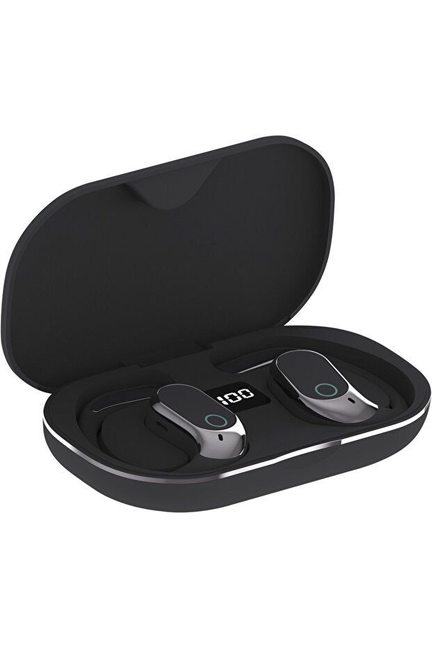 Bluetooth OWS Earphones - Black - 2