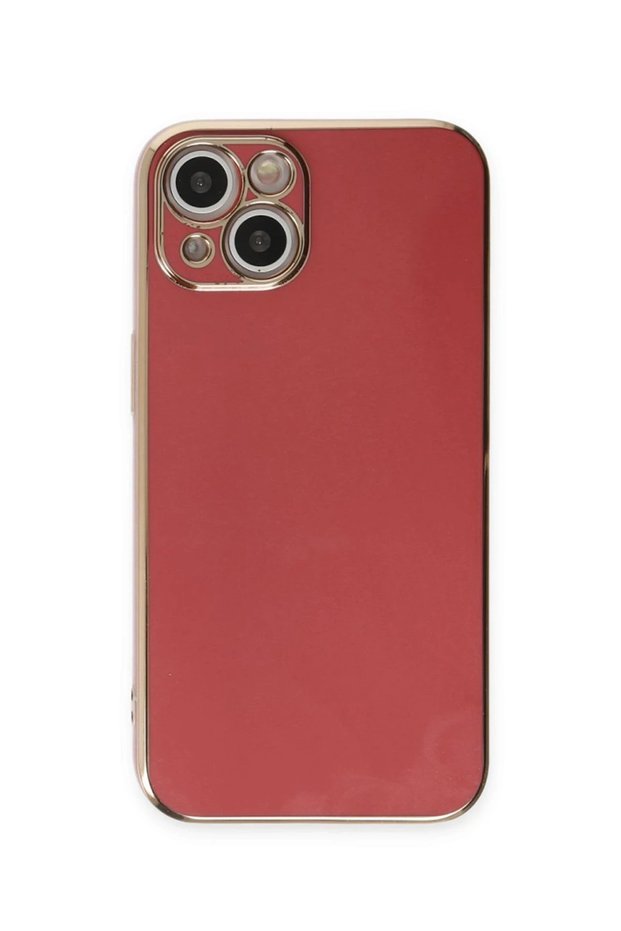 Ilkeshop New iPhone 15 Case Volet Silicone (231346) - Red