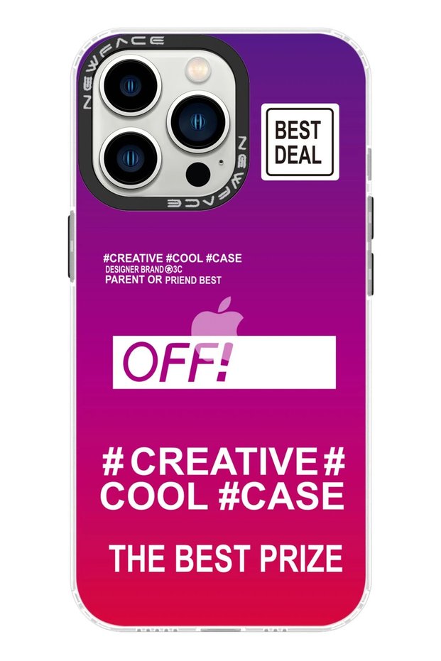 Ilkeshop New iPhone 14 Pro Case Estoril Patterned Cover - Estoril (125119) - 9