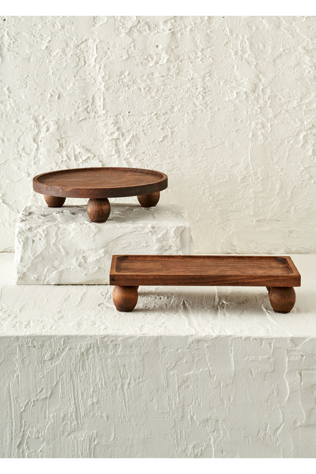 Wooden 2-Piece Wooden Presentation Set Natural