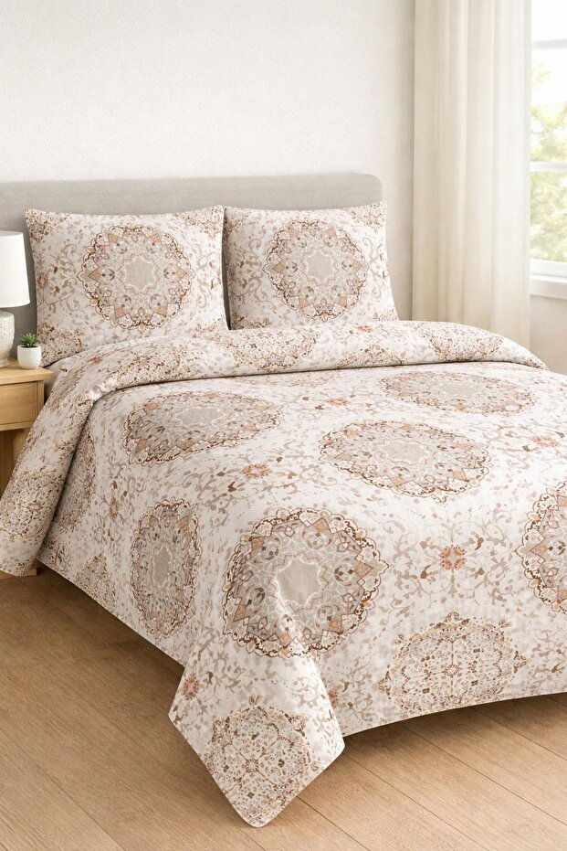 100% Cotton Duvet Cover Set with Double Elasticated Sheets | Full Team
