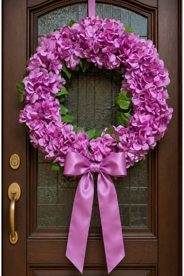 Hydrangea wreath