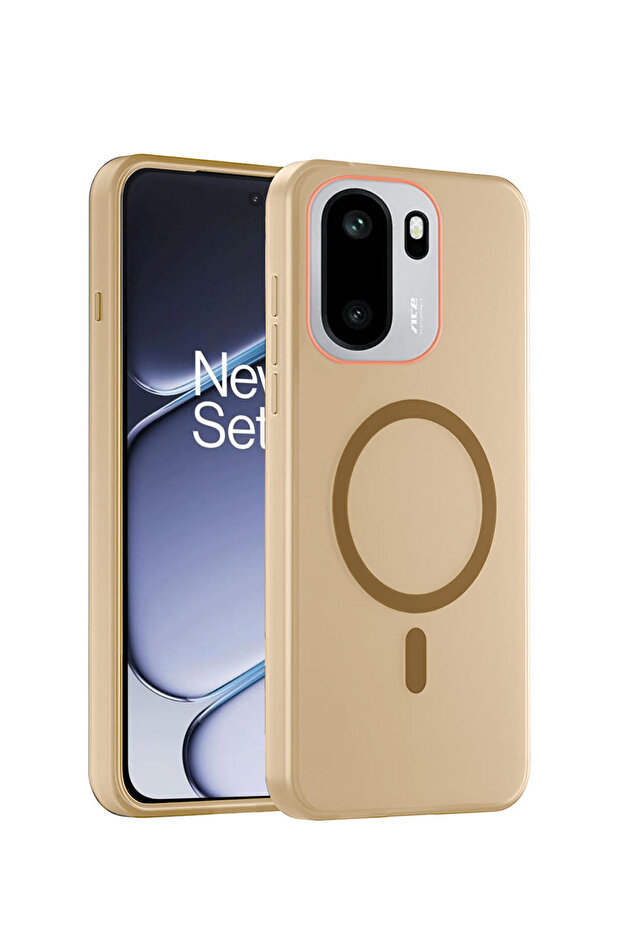 Oneplus Ace 6 / Ace 6T /15R 5G 2025 Hybrid Translucent Magsafe with Magnetic Charging Raised Camera Lips Elegant Look Case Cover