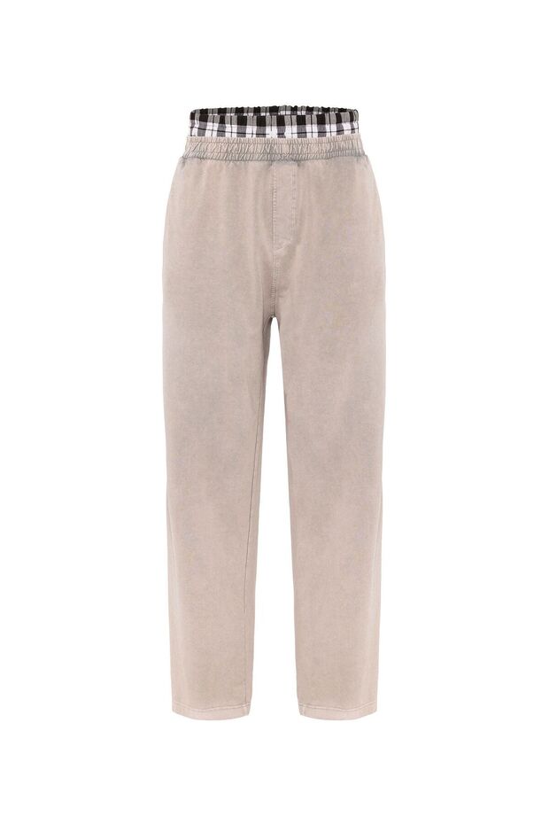 Washable Waist Detailed Baggy Sweatpants