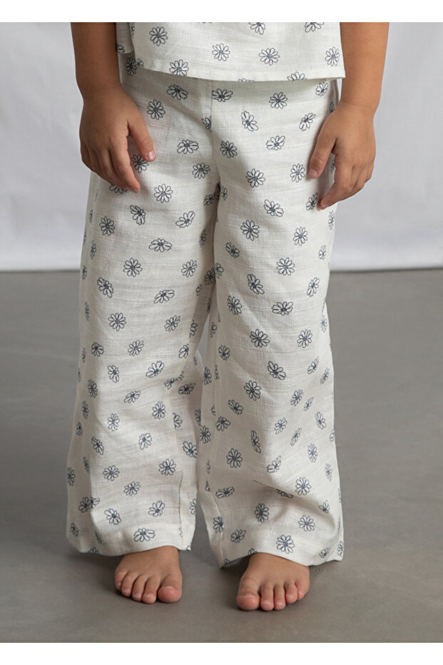 Patterned Double Set for Ages 4-10 - Bone - 3