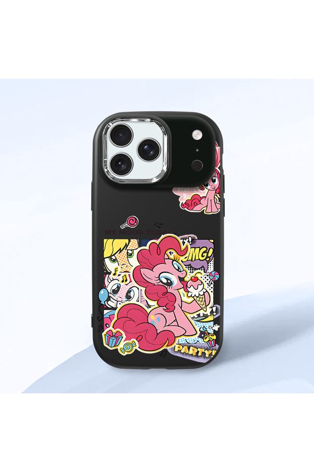 Black Silicone Case Compatible with iPhone 17 Pro Max with Shock-Absorbing Camera Protections