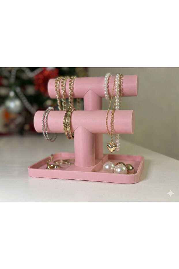 Modern Jewelry Stand – Decorative Necklace & Bracelet Organizer