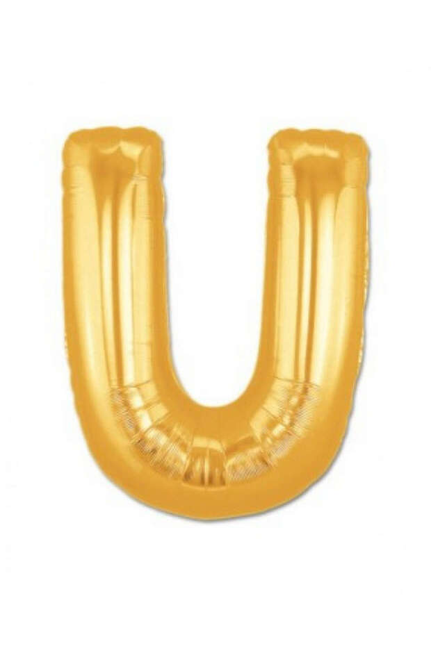 Zengemtx U Letter Foil Balloon Color (232200) 40 Inches