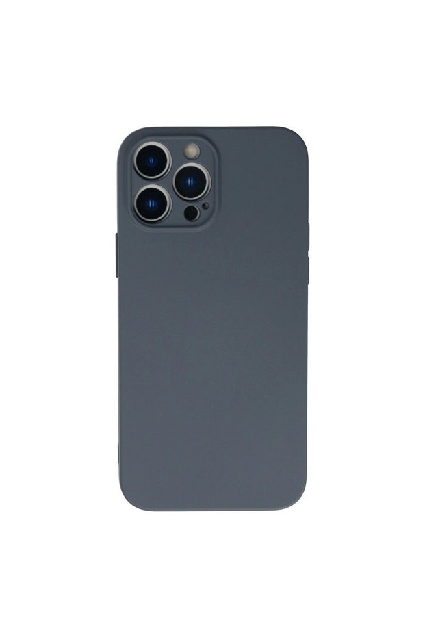 Apple iPhone 13 Pro Max Case Nano Velvet Silicone Inside - Gray