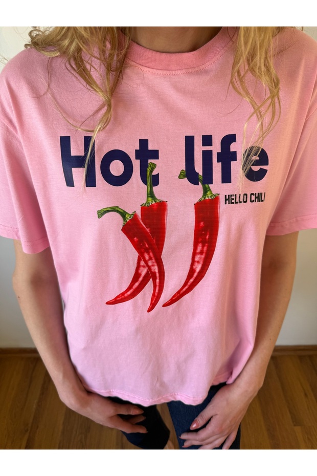 Baskılı Oversize Tshirt