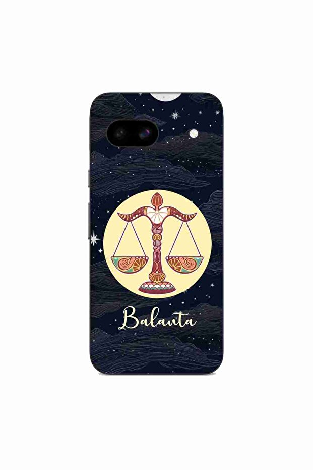 Case compatible with Google Pixel 8A Silicone Gel Tpu Pattern Horoscope Libra - 1