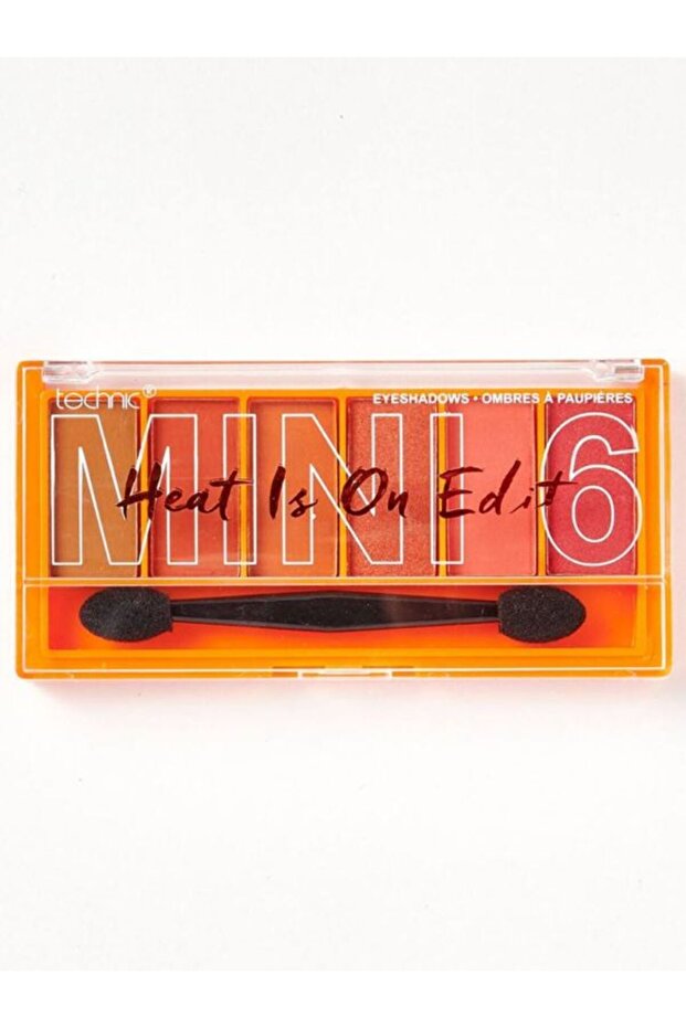 Mini 6 Eyeshadow Palette - Heat Is On Edit | 6-Shade High-Pigment | Fiery Amber & Copper Tones