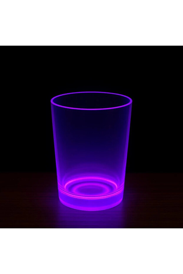 Partyglow Neon Purple Glass 8.5 X 10.5 cm