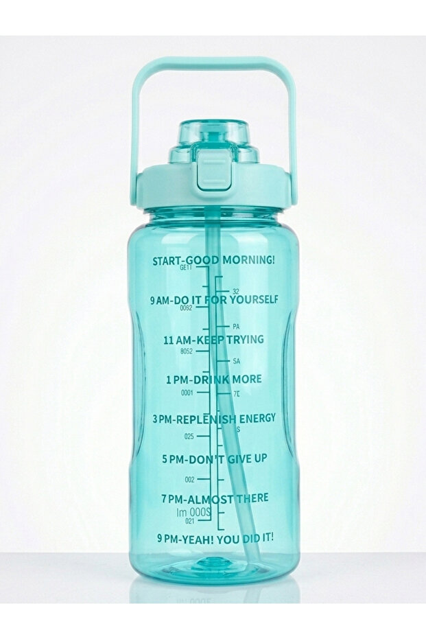 2 Lt Motivational Sports Water Bottle Bpa Free