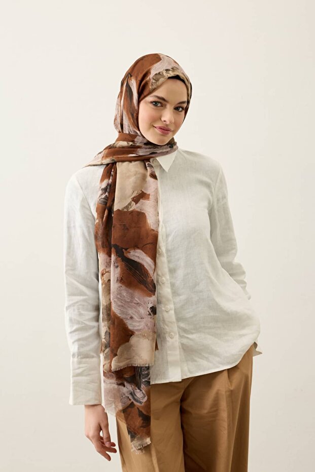 Ravira Pattern Aya Shawl - 2