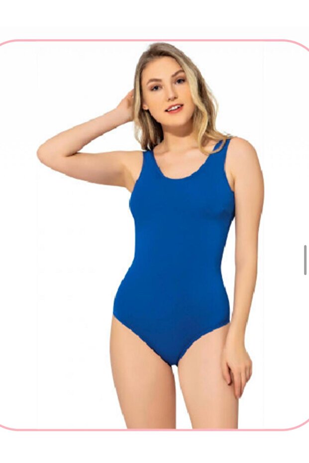 Strapless Flat Swimsuit with Slip