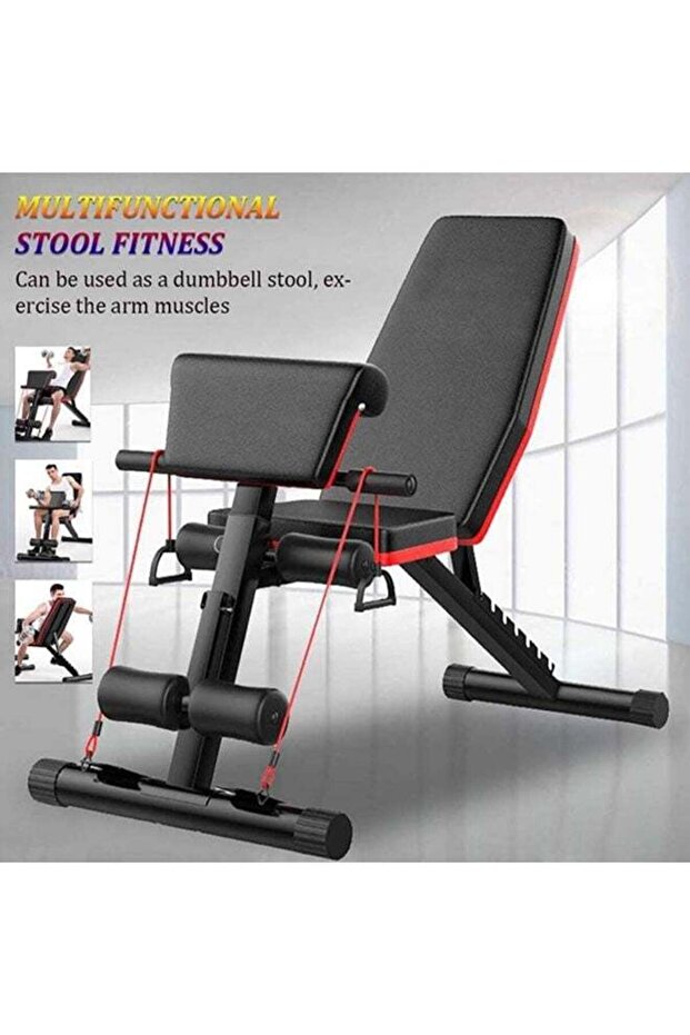 Adjustable Weight Bench for Home Gym, 300kg Capacity Foldable Multi-Purpose Press Bench