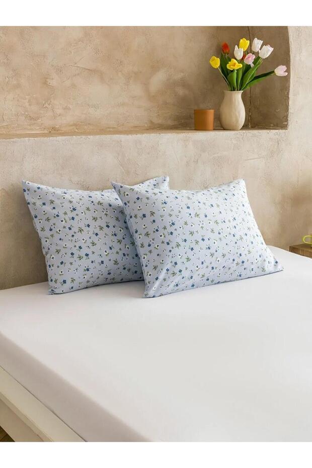 غطاء وسادة بنمط مختلط 2 قطعة 50x70 سم (S6)