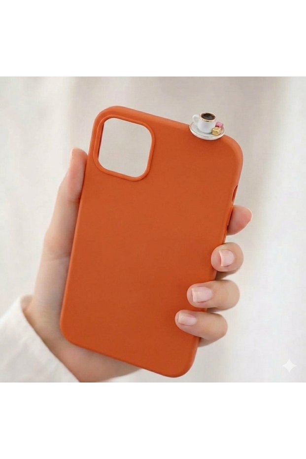 iPhone 13Pro Delightful Coffee Figured Silicone Case