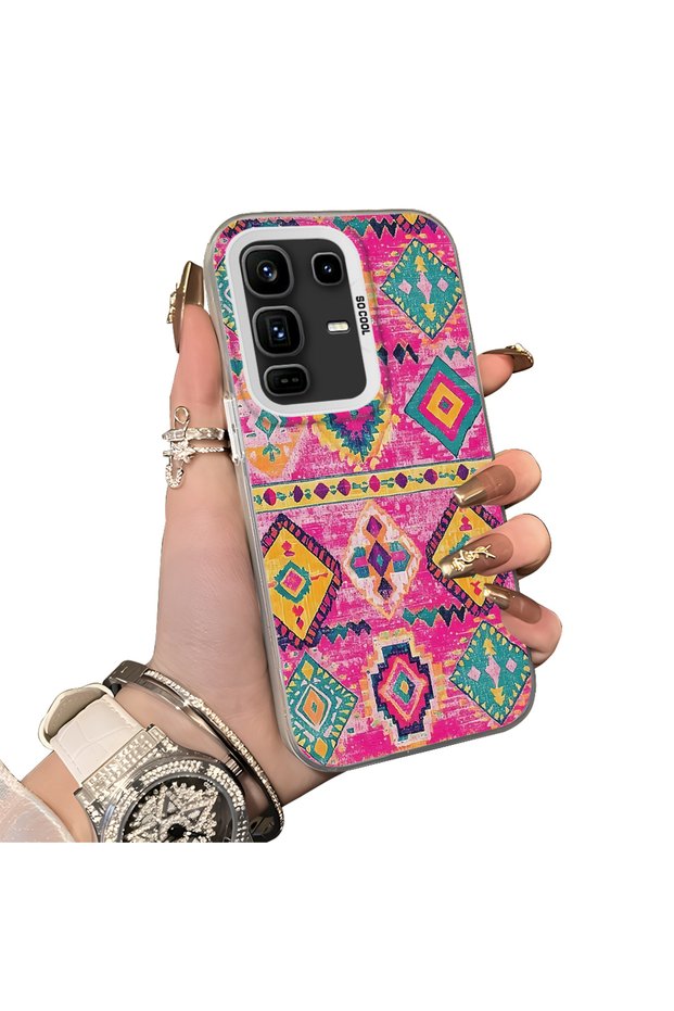 حافظة حماية للعدسات من السيليكون الصلب أكريليك درجة متوافقة مع هاتف Infinix Note 50 Pro Plus