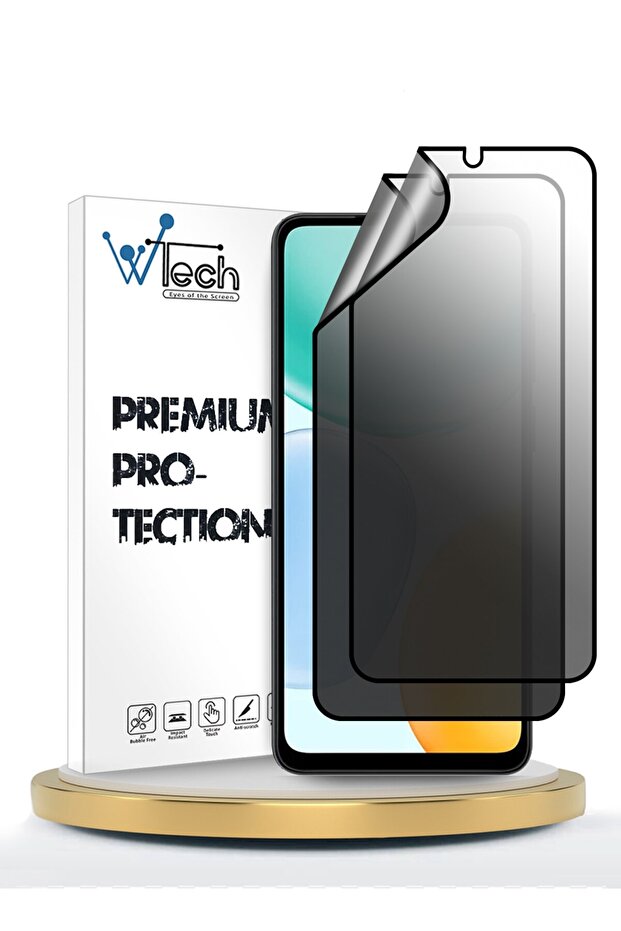 Honor X5d 4G 2026 Premium Nano Ceramic Privacy Full Cover Matte Flexible 2 Pack Clear/Black