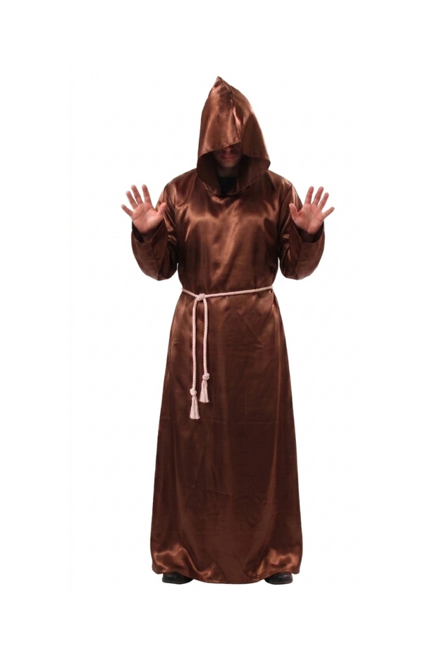 Halloween Sorcerer Costume Adult Brown