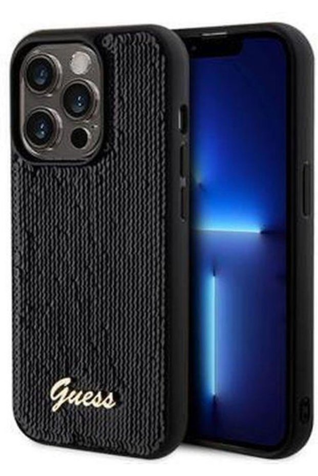 Script Logo Back Cover Plastic / Silicone Black (iPhone 14 Pro) Code: GUHCP14LPSFDGSK