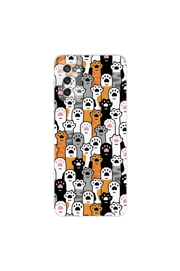 Samsung Galaxy M52 Compatible Kedis 3 Design Transparent Case