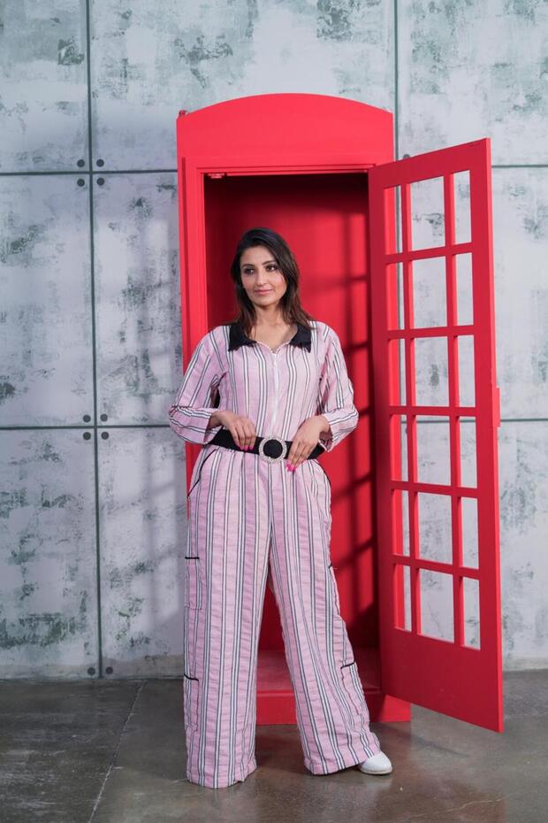 The Urban Stripe Jumpsuit