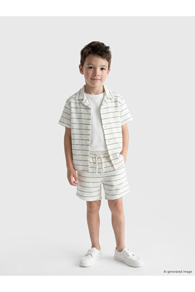 Esvab • Modern & Distinctive Striped Boys' Suit