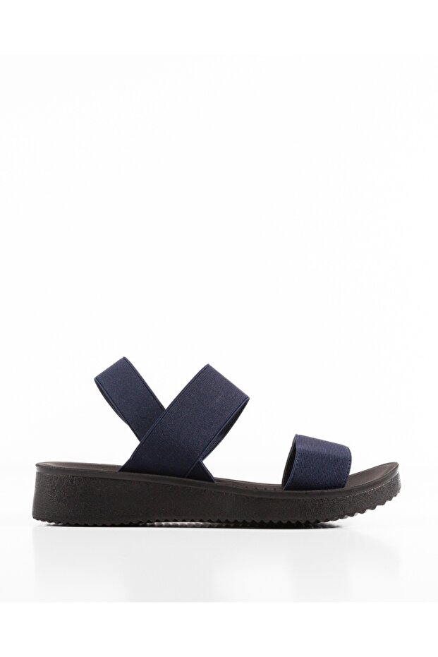 Sandale dama Albastre cu Barete elastice Mann - 4