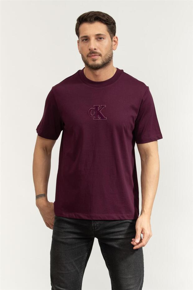 Ss Gift Giving 20S Easy Tee Men's Crew Neck T-Shirt Purple
