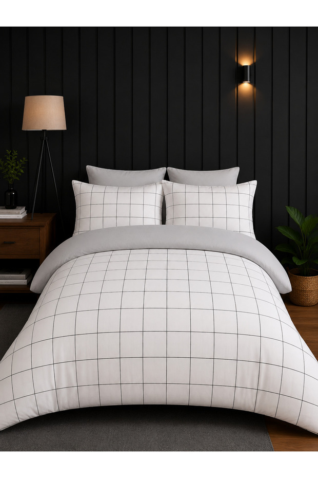 Double Elastic Sheet Duvet Cover Set | Cotton |