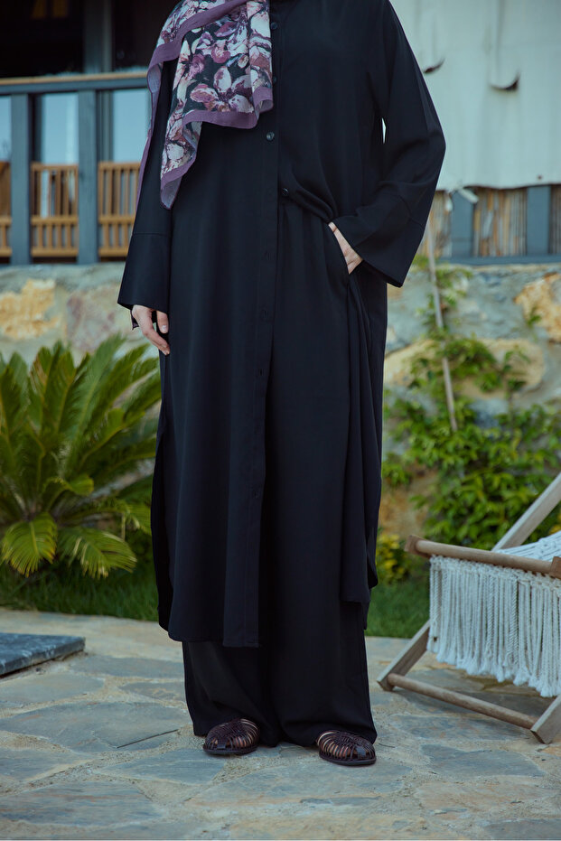 بدلة طويلة بأزرار - 7